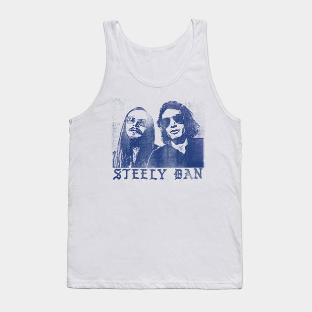 Steely Dan /\/\ Retro Faded Style Design Tank Top by DankFutura